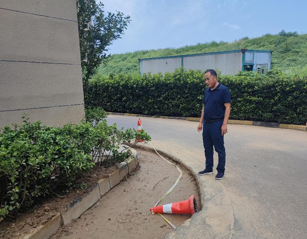 dcbox小金库官网党委委员、副总经理祁红军到柳林安置区检查督导消防整改和验收工作